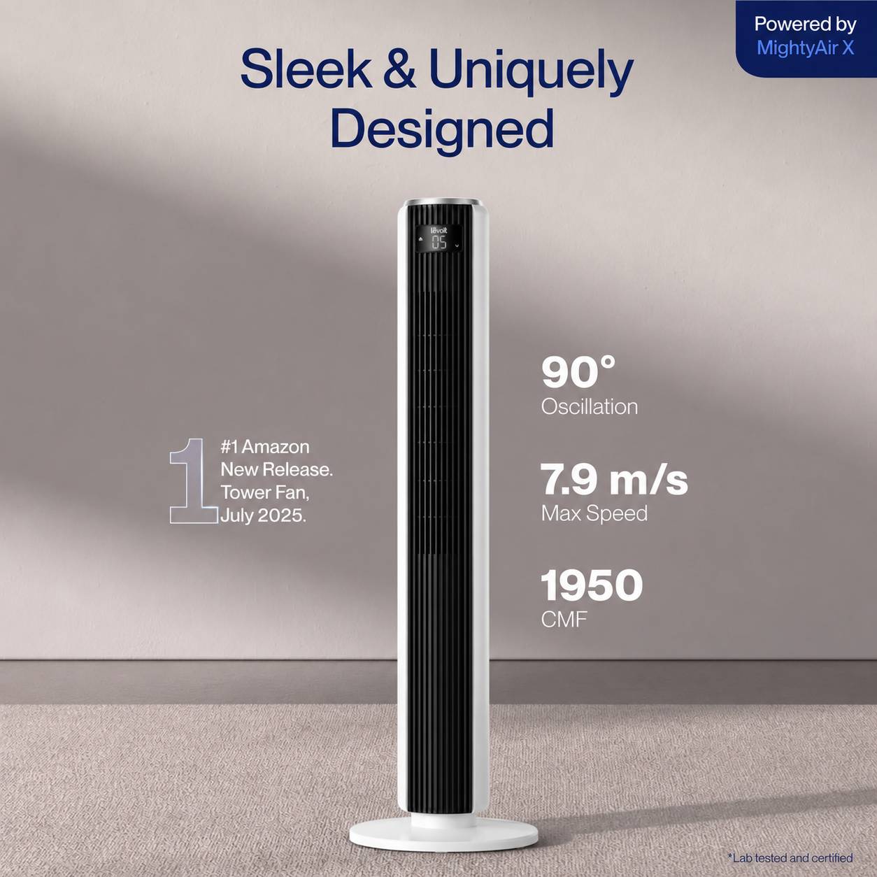 LEVOIT VORTEXAIR™ CLASSIC 36" DC TOWER FAN