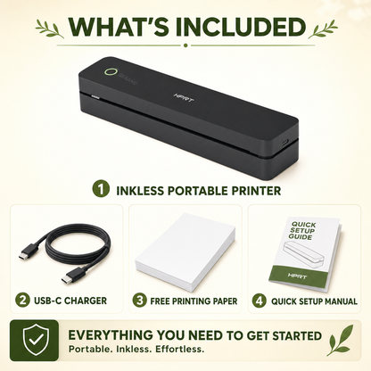 Inkless Portable Printer